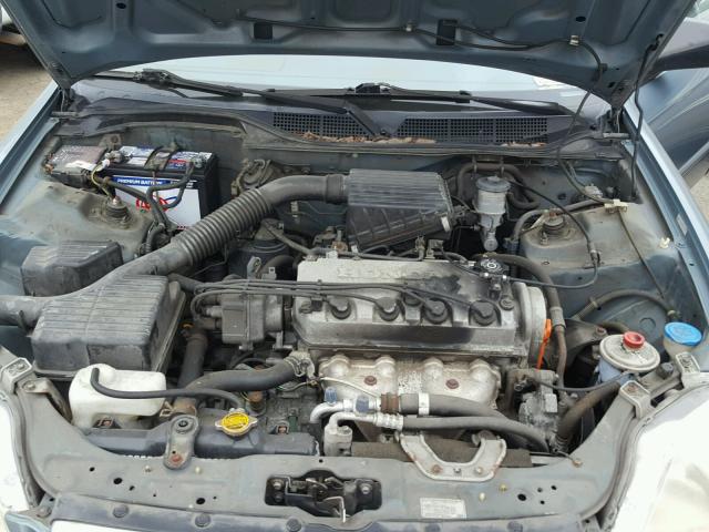 2HGEJ6614YH576995 - 2000 HONDA CIVIC BASE BLUE photo 7