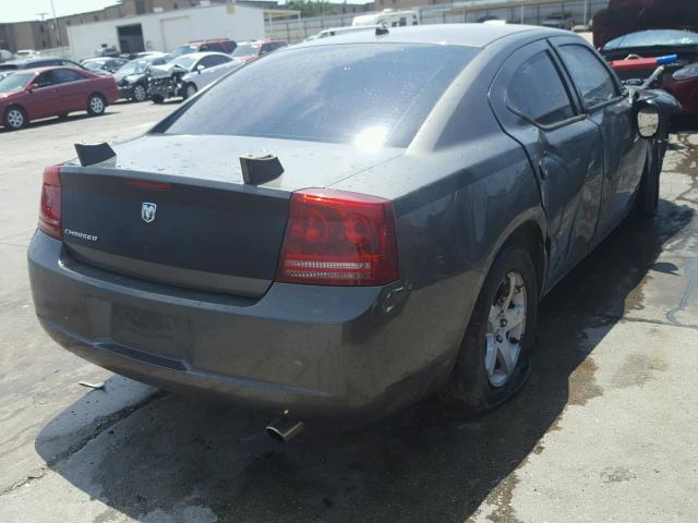 2B3KA43G08H227509 - 2008 DODGE CHARGER GRAY photo 4