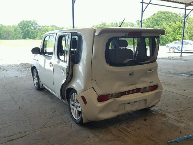 JN8AZ2KR5DT302586 - 2013 NISSAN CUBE S WHITE photo 3