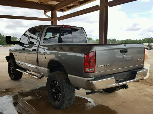 3D7KS28C66G260989 - 2006 DODGE RAM 2500 S GRAY photo 3