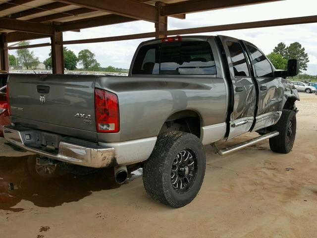 3D7KS28C66G260989 - 2006 DODGE RAM 2500 S GRAY photo 4