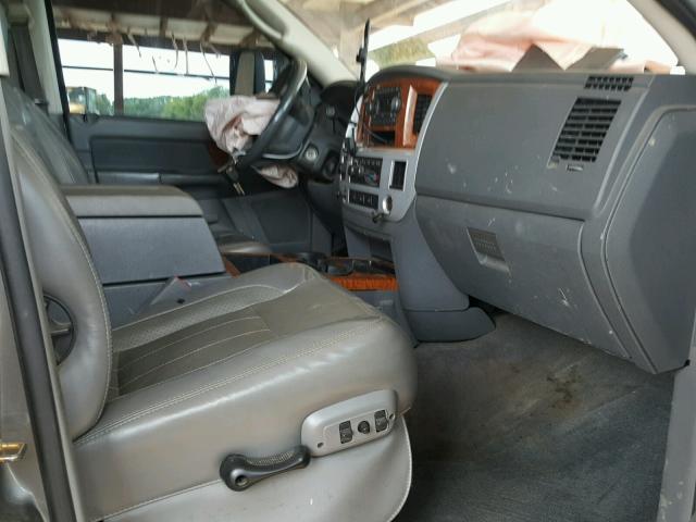 3D7KS28C66G260989 - 2006 DODGE RAM 2500 S GRAY photo 5