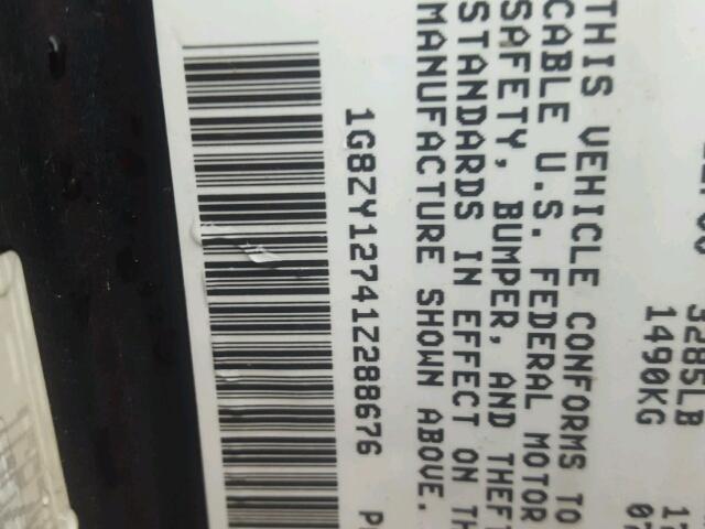 1G8ZY12741Z288676 - 2001 SATURN SC2 RED photo 10