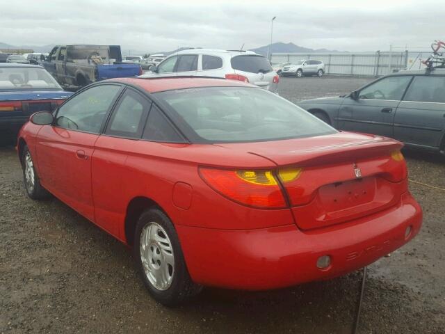 1G8ZY12741Z288676 - 2001 SATURN SC2 RED photo 3