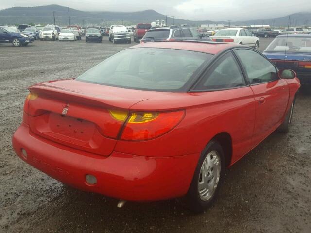 1G8ZY12741Z288676 - 2001 SATURN SC2 RED photo 4