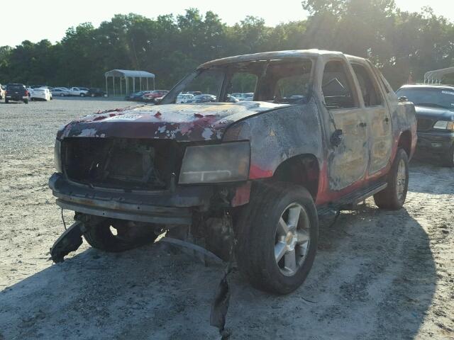 3GNFK12397G298000 - 2007 CHEVROLET AVALANCHE RED photo 2