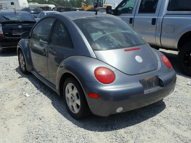 3VWCK21C93M414422 - 2003 VOLKSWAGEN NEW BEETLE 灰色 照片 3