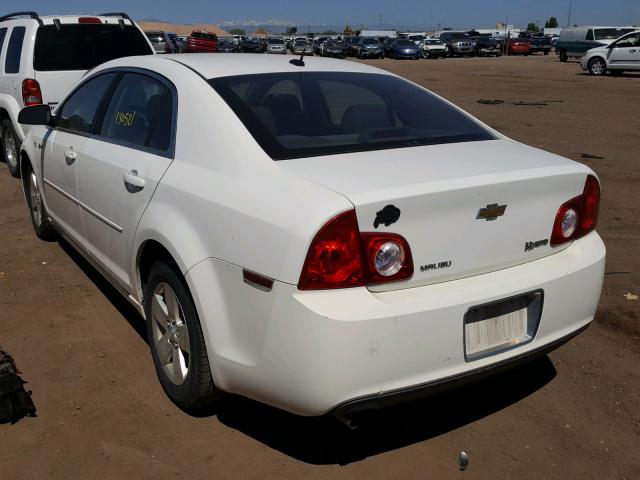 1G1ZF57518F269209 - 2008 CHEVROLET MALIBU HYB WHITE photo 3