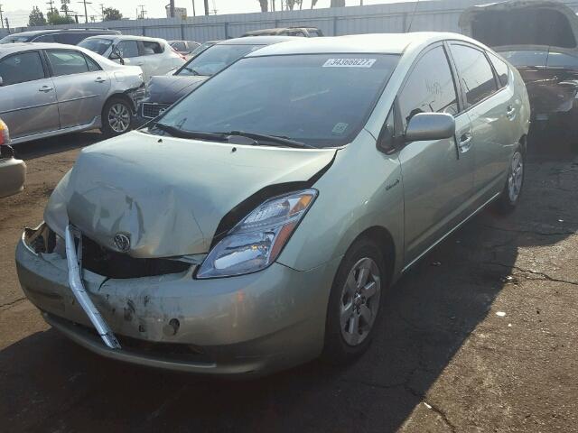 JTDKB20U777638782 - 2007 TOYOTA PRIUS GREEN photo 2