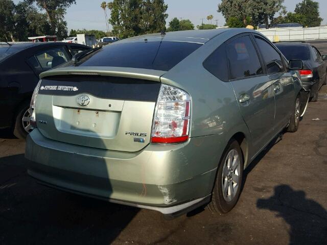 JTDKB20U777638782 - 2007 TOYOTA PRIUS GREEN photo 4