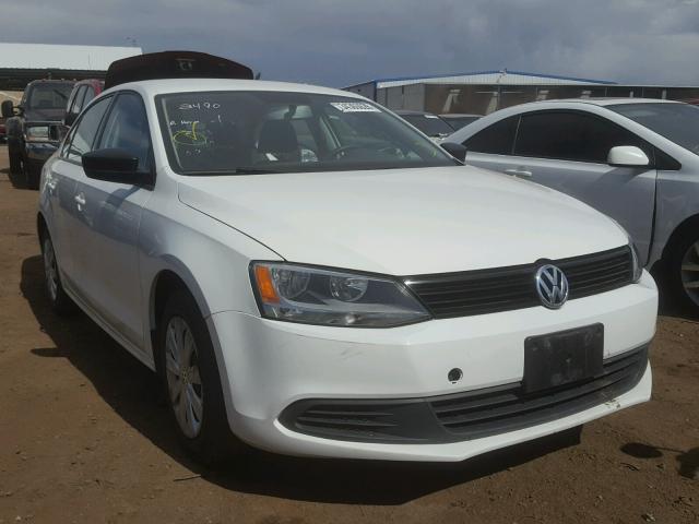 3VW1K7AJ0DM261496 - 2013 VOLKSWAGEN JETTA BASE 白色 照片 1