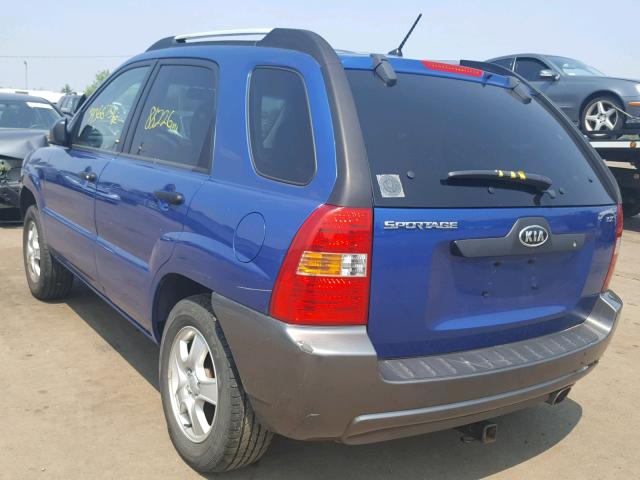 KNDJF724367260615 - 2006 KIA NEW SPORTA BLUE photo 3