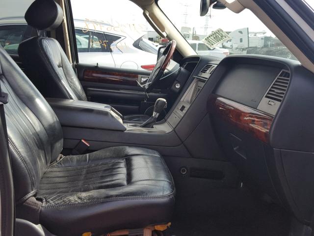 5LMFU28R63LJ48548 - 2003 LINCOLN NAVIGATOR 银色 照片 5