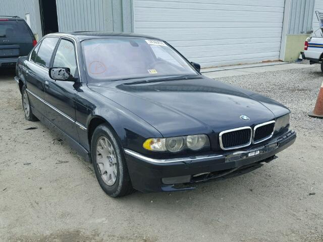 WBAGH83451DP23922 - 2001 BMW 740 IL BLUE photo 1