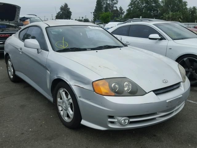 KMHHM65D54U152257 - 2004 HYUNDAI TIBURON SILVER photo 1