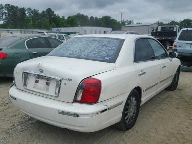 KMHFU45E74A334323 - 2004 HYUNDAI XG 350 WHITE photo 4