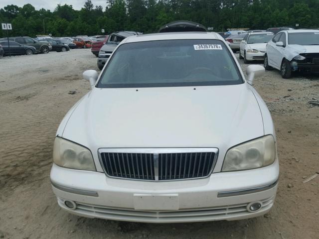 KMHFU45E74A334323 - 2004 HYUNDAI XG 350 WHITE photo 9