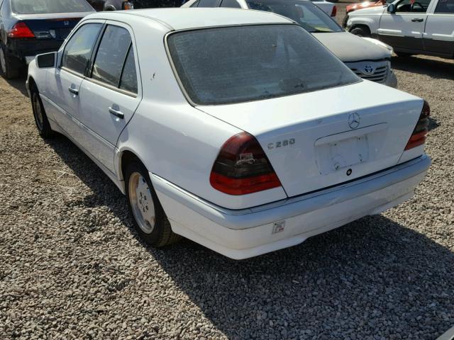 WDBHA29G4WA615728 - 1998 MERCEDES-BENZ C 280 WHITE photo 3