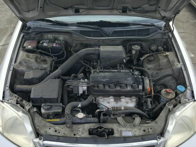 2HGEJ6612YH513779 - 2000 HONDA CIVIC BASE SILVER photo 7