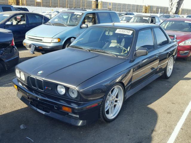 WBSAK0305K2198214 - 1989 BMW M3 BLACK photo 2