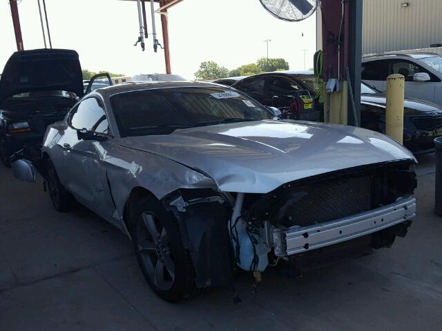 1FA6P8AM8G5225405 - 2016 FORD MUSTANG SILVER photo 1