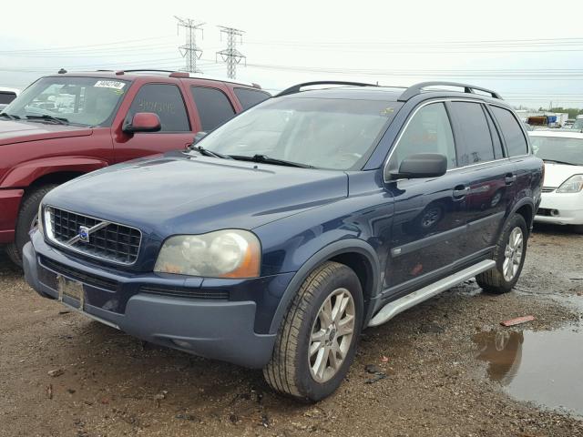 YV1CZ91H441101676 - 2004 VOLVO XC90 T6 BLUE photo 2