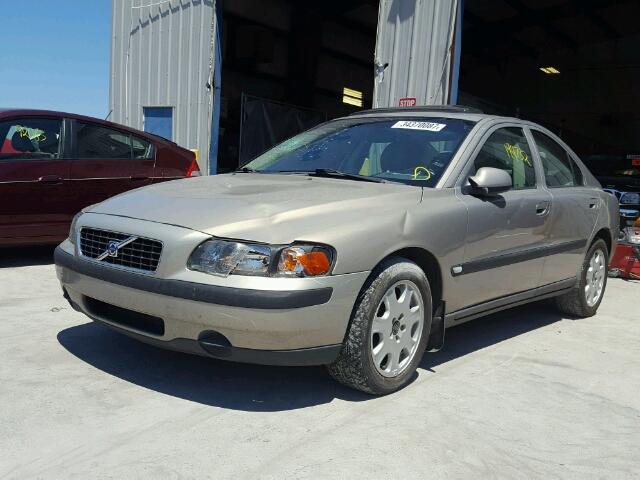 YV1RS58D012073231 - 2001 VOLVO S60 2.4T GRAY photo 2