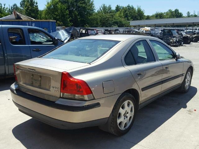 YV1RS58D012073231 - 2001 VOLVO S60 2.4T GRAY photo 4