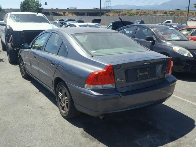 YV1RS592362557432 - 2006 VOLVO S60 2.5T GRAY photo 3