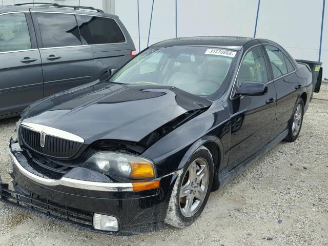 1LNHM87A72Y637410 - 2002 LINCOLN LS BLACK photo 2