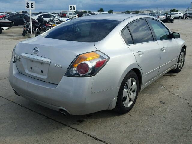 1N4AL21E27N454870 - 2007 NISSAN ALTIMA 2.5 SILVER photo 4