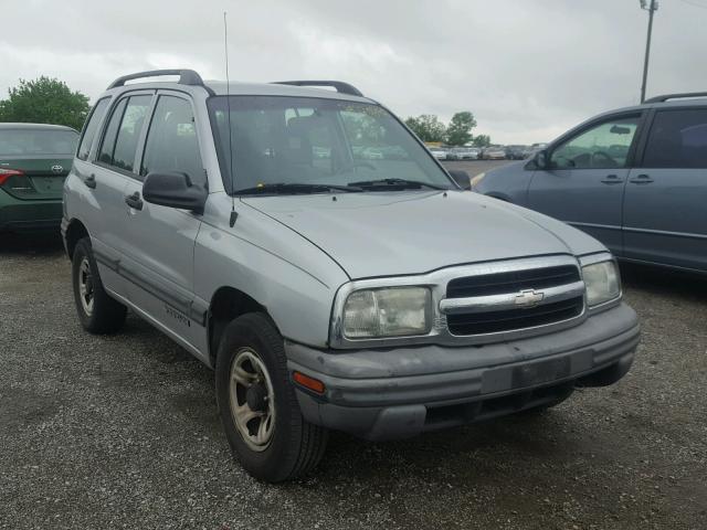 2CNBJ13C636912656 - 2003 CHEVROLET TRACKER SILVER photo 1