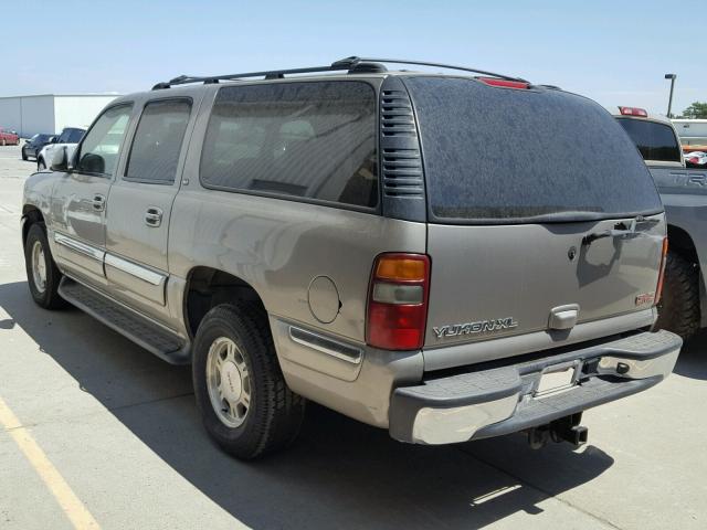 1GKFK16T32J183391 - 2002 GMC YUKON XL K BEIGE photo 3