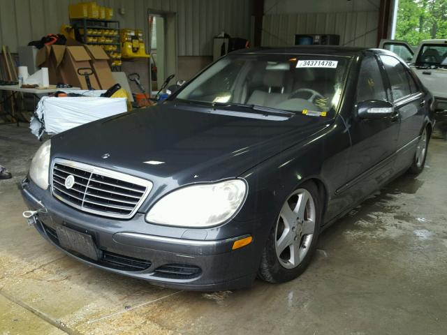 WDBNG70J54A398923 - 2004 MERCEDES-BENZ S 430 CHARCOAL photo 2