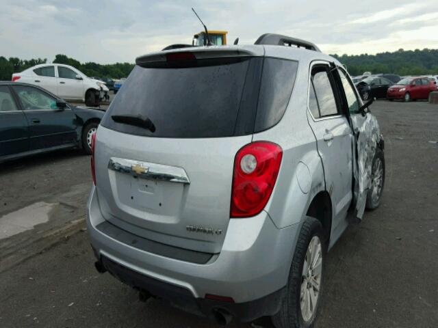 2CNFLPEY6A6323580 - 2010 CHEVROLET EQUINOX LT GRAY photo 4