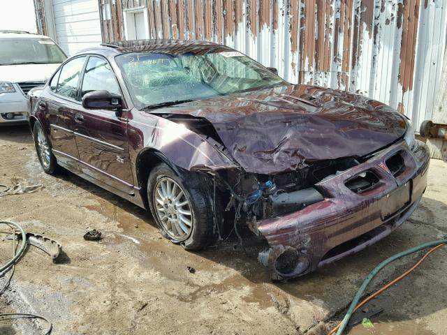 1G2WR52142F208728 - 2002 PONTIAC GRAND PRIX Tünd qırmızı foto 1