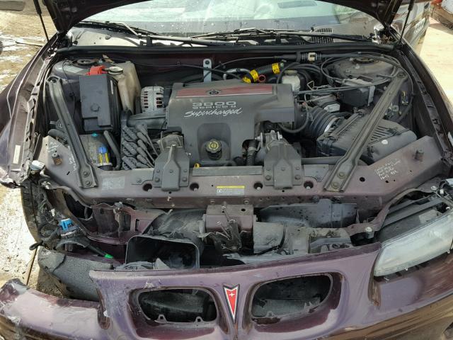 1G2WR52142F208728 - 2002 PONTIAC GRAND PRIX Tünd qırmızı foto 7