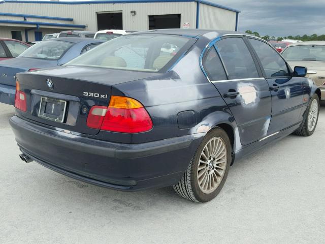 WBAAV53491JS97053 - 2001 BMW 330 I BLUE photo 4