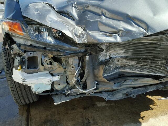 2HGFG3B19CH501967 - 2012 HONDA CIVIC EXL GRAY photo 9