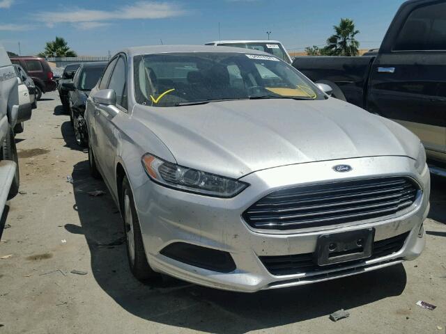 3FA6P0H71ER301462 - 2014 FORD FUSION SILVER photo 1