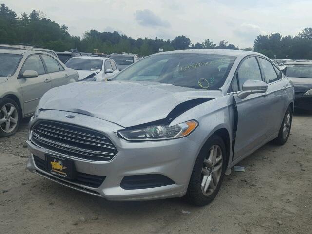 3FA6P0HR2DR236444 - 2013 FORD FUSION SILVER photo 2