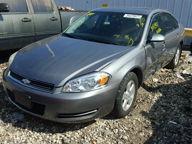 2G1WT58K269257267 - 2006 CHEVROLET IMPALA GRAY photo 2