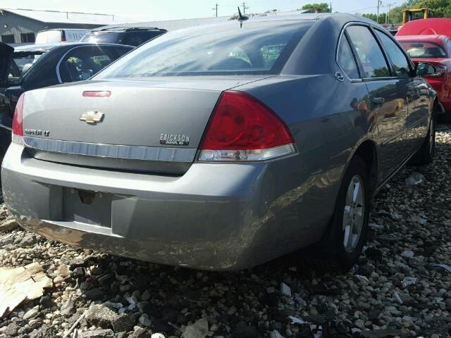 2G1WT58K269257267 - 2006 CHEVROLET IMPALA GRAY photo 4