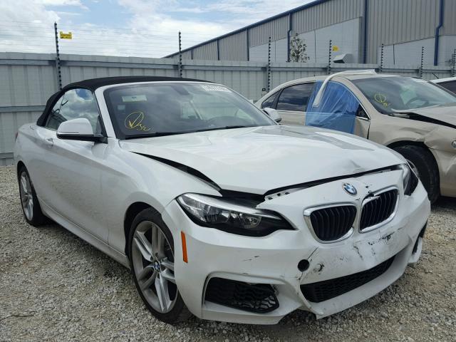 WBA1K9C5XGV710124 - 2016 BMW 228 I WHITE photo 1