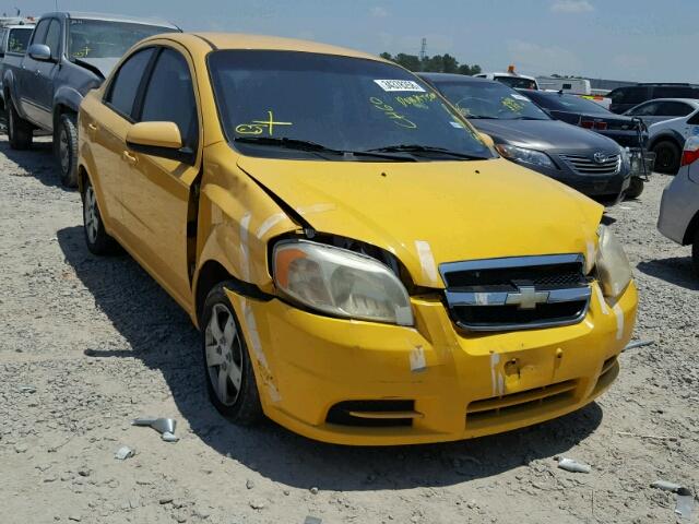KL1TD5DE1AB107365 - 2010 CHEVROLET AVEO LS 黄色 照片 1