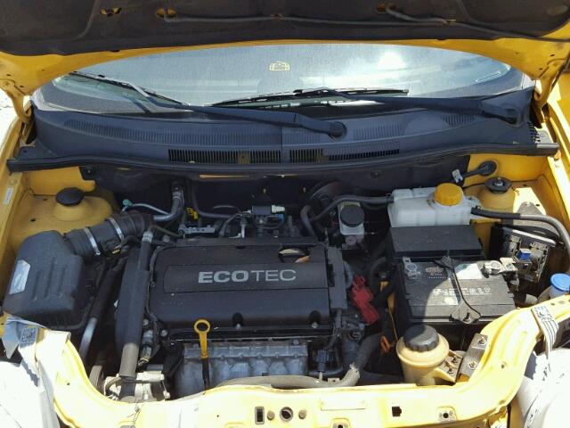 KL1TD5DE1AB107365 - 2010 CHEVROLET AVEO LS 黄色 照片 7