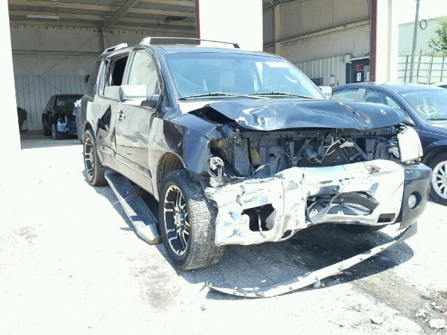 5N1AA08A54N736287 - 2004 NISSAN ARMADA BLACK photo 1