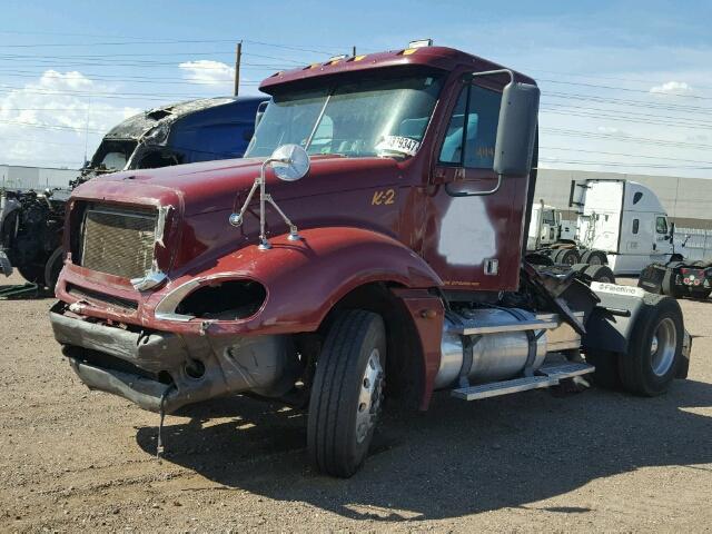 1FUBA5CG95LN38304 - 2005 FREIGHTLINER CONVENTION RED photo 2