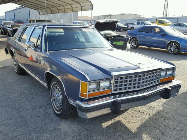 2FABP43F0GX136707 - 1986 FORD LTD CROWN BLUE photo 1