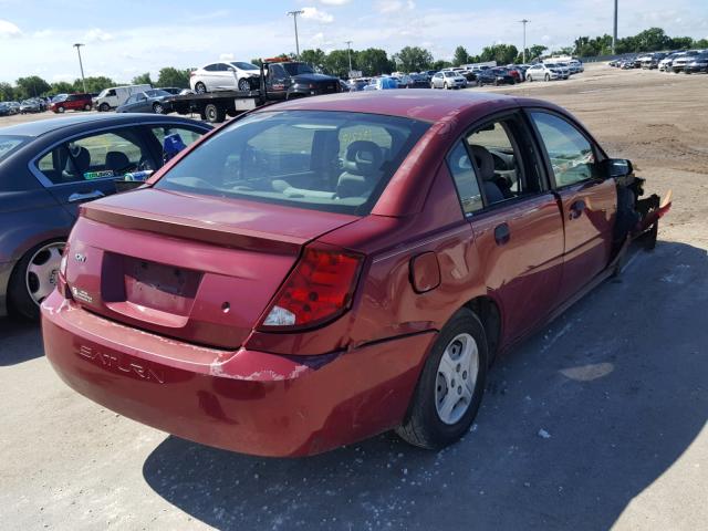 1G8AG52F04Z177030 - 2004 SATURN ION LEVEL RED photo 4